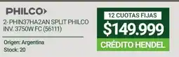 Hendel Philco split philco oferta