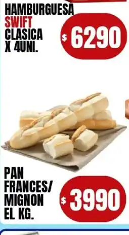 Supermercados Mariano Max Swift hamburguesa clasica oferta