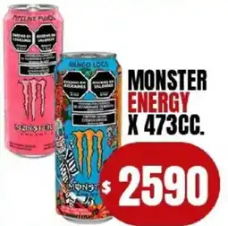 Supermercados Mariano Max Monster energy oferta