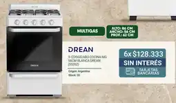 Hendel Drean 3-cd5602abo cocina mg 56cm blanca oferta