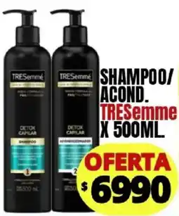 Supermercados Mariano Max Tresemme shampoo acond. detox capilar oferta