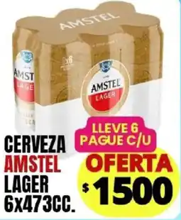 Supermercados Mariano Max Amstel lager oferta