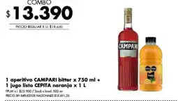 Disco Campari aperitivo bitter oferta