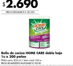 Disco Home care rollo de cocina doble hoja oferta