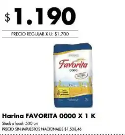 Disco Favorita harina 0000 oferta
