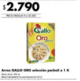 Disco Gallo arroz oro selección parboil oferta