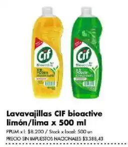 Disco Cif lavavajillas bioactive oferta