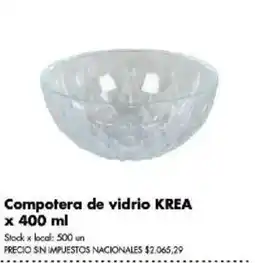 Disco Krea computera de vidrio oferta