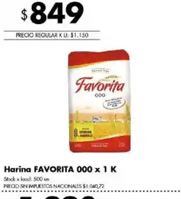 Disco Favorita harina 000 oferta