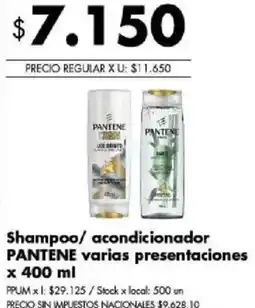 Disco Pantene shampoo acondicionador oferta