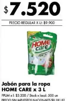 Disco Home care jabón para la ropa oferta