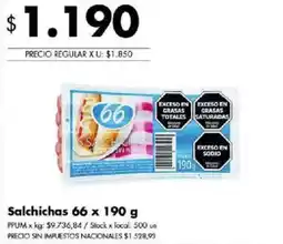 Disco Salchichas oferta