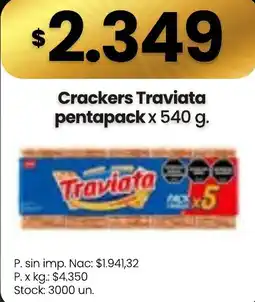 Changomas Traviata crackers oferta