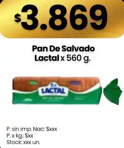 Changomas Lactal pan de salvado oferta