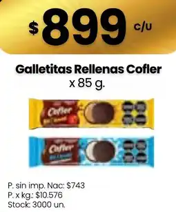 Changomas Cofler galletitas rellenas oferta