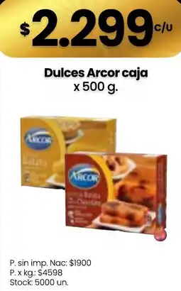 Changomas Arcor dulces oferta