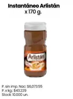 Changomas Aristán instantáneo oferta