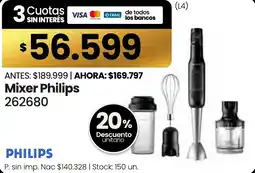 Changomas Philips mixer oferta