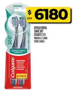 Supermercados DIA Colgate cepillo dental suave 360° oferta
