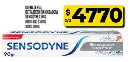 Supermercados DIA Sensodyne crema dental extra fresh blanqueadora oferta