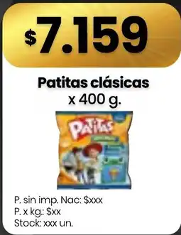Changomas Patitas clásicas oferta
