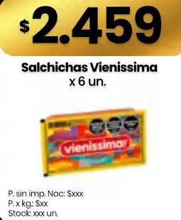 Changomas Salchichas Vienissima oferta
