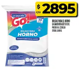 Supermercados DIA La gauchita go! bolsas para horno oferta