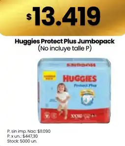 Changomas Huggies protect plus jumbopack oferta