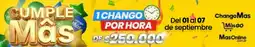 Changomas ChangoMas 1 chango por hora oferta