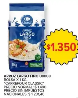 Carrefour Express Carrefour classic arroz largo fino oferta