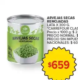 Carrefour Express Carrefour classic arvejas secas remojadas oferta