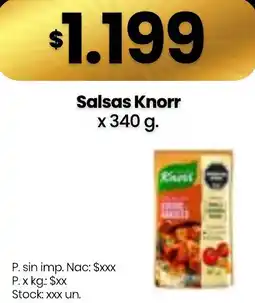 Changomas Knorr salsas oferta