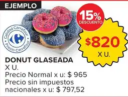 Carrefour Donut glaseada oferta