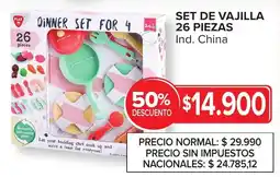 Carrefour Playmobil dinner set for 4 oferta