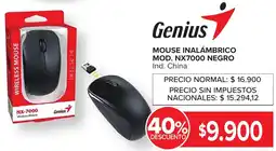 Carrefour Genius mouse inalámbrico oferta