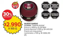 Carrefour Sardo queso sardo oferta