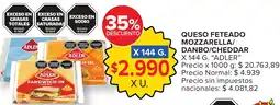 Carrefour Adler queso feteado mozzarella/danbo/cheddar oferta