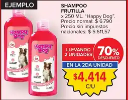 Carrefour Happy Dog shampoo frutilla oferta