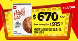 Supermercados DIA Dia harina de trigo 000 oferta