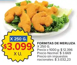 Carrefour Formitas de merluza oferta