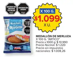 Carrefour Artico medallones de merluza oferta