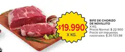 Carrefour Bife de chorizo de novillito oferta