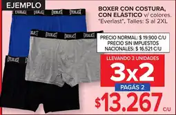 Carrefour Everlast boxer con costura, con elástico oferta
