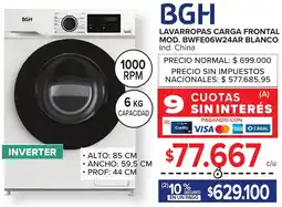Carrefour Bgh lavarropas carga frontal oferta