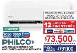 Carrefour Philco aire acondicionado split oferta