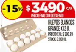 Supermercados DIA Huevos blancos oferta