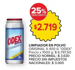 Carrefour Odex limpiador en polvo oferta
