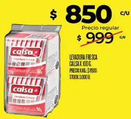 Supermercados DIA Calsa levadura fresca oferta