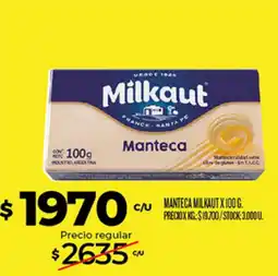 Supermercados DIA Milkaut manteca oferta