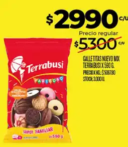 Supermercados DIA Terrabusi galletitas nuevo mix oferta